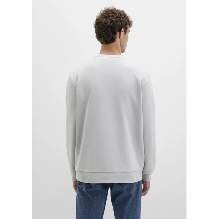 Mavi 0S10402-70075 Mavi Baskılı Gri Sweatshirt