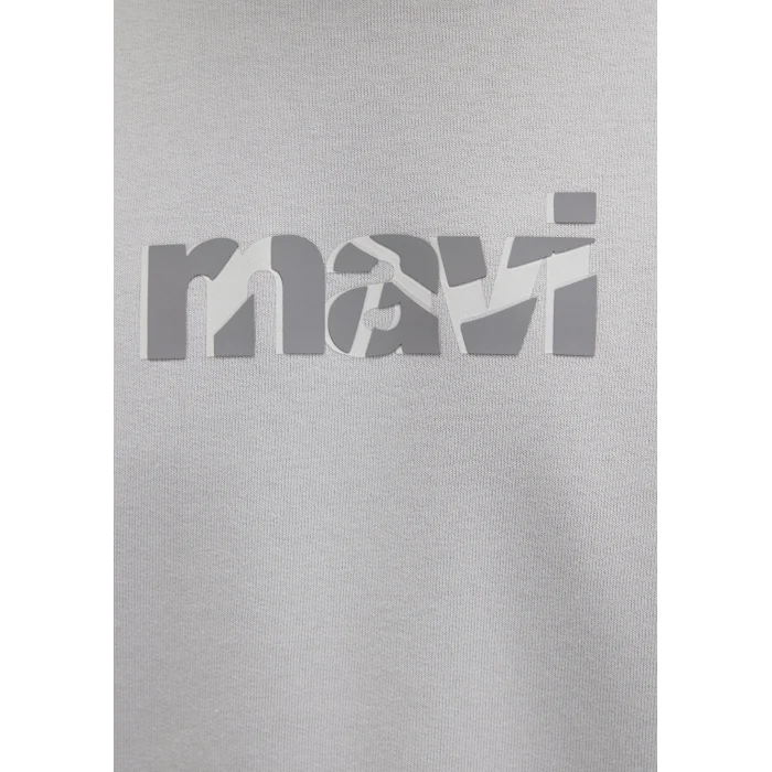 Mavi 0S10402-70075 Mavi Baskılı Gri Sweatshirt