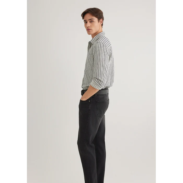 Mavi 0211425-18790 Siyah Çizgili Gömlek