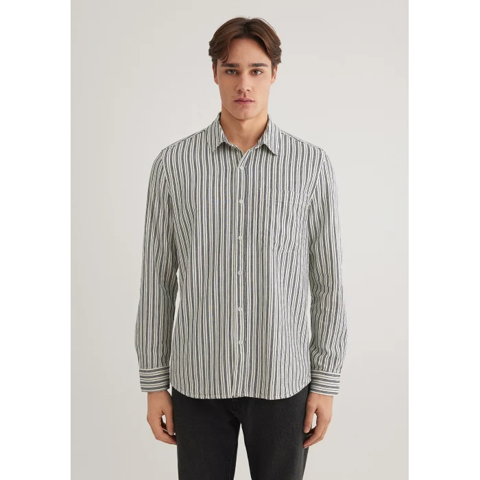Mavi 0211425-18790 Siyah Çizgili Gömlek