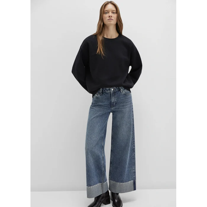 Mavi 1610198-900 Bisiklet Yaka Siyah Basic Sweatshirt