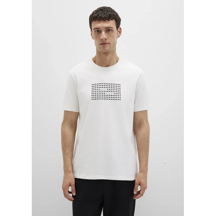 Mavi 0612866-70057 Mavi Black Baskılı Ekru Tişört