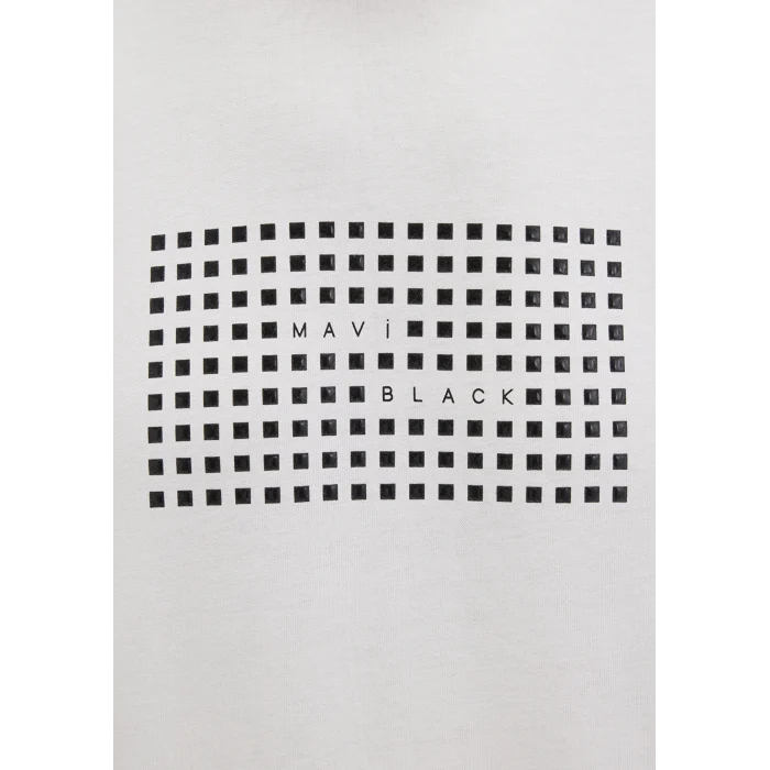 Mavi 0612866-70057 Mavi Black Baskılı Ekru Tişört