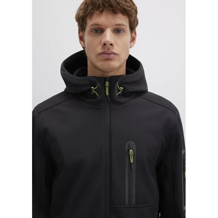 Mavi 0110264-900 Kapüşonlu Siyah Scuba Ceket