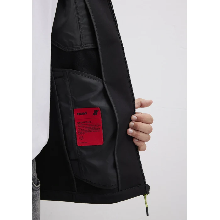 Mavi 0110264-900 Kapüşonlu Siyah Scuba Ceket