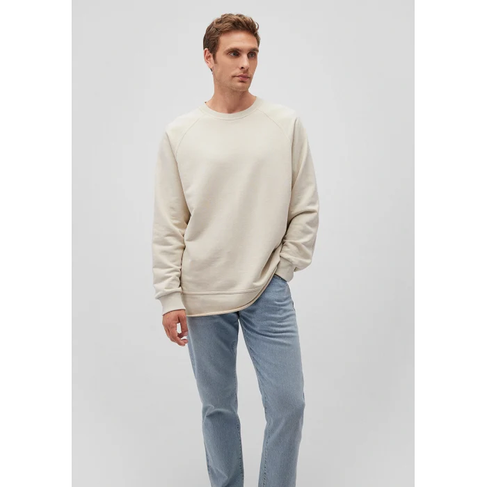 Mavi 0S10161-70322 Bisiklet Yaka Bej Sweatshirt