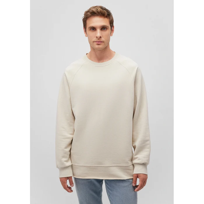 Mavi 0S10161-70322 Bisiklet Yaka Bej Sweatshirt