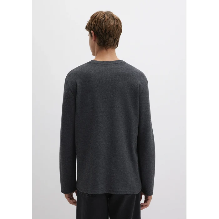 Mavi 065755-29758 Uzun Kollu Antrasit Basic Tişört