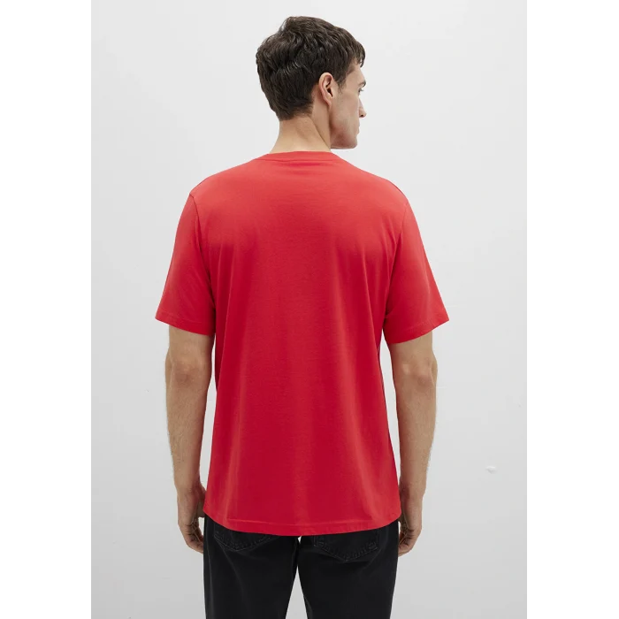 Mavi 066842-33099 Mavi Logo Baskılı Kırmızı Tişört