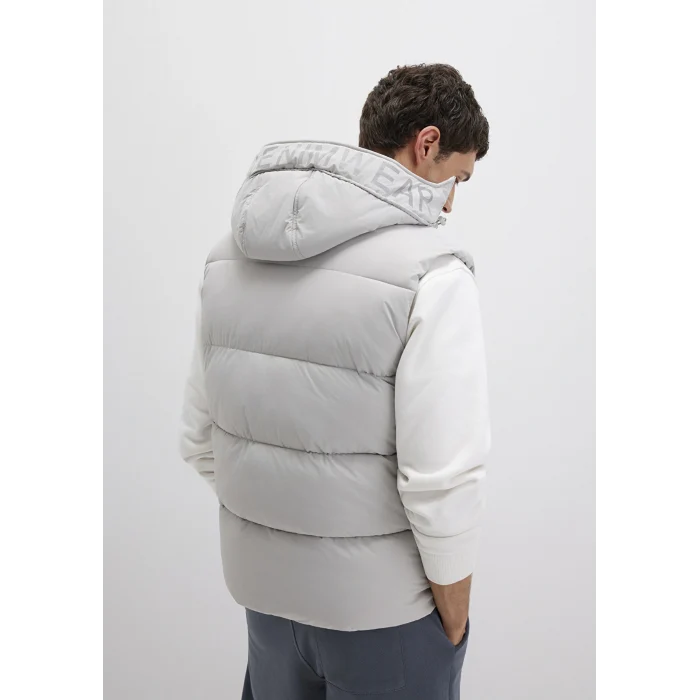 Mavi 0110089-70075 Kapüşonlu Açık Gri Şişme Yelek