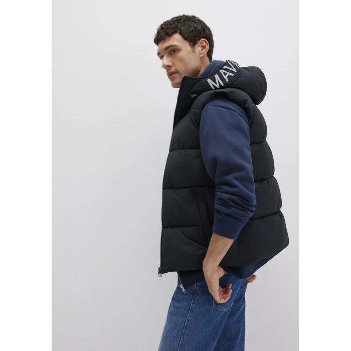 Mavi 0110089-80022 Kapüşonlu Antrasit Şişme Yelek