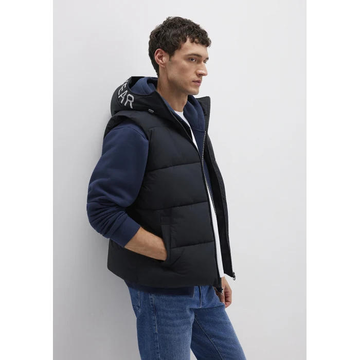 Mavi 0110089-80022 Kapüşonlu Antrasit Şişme Yelek