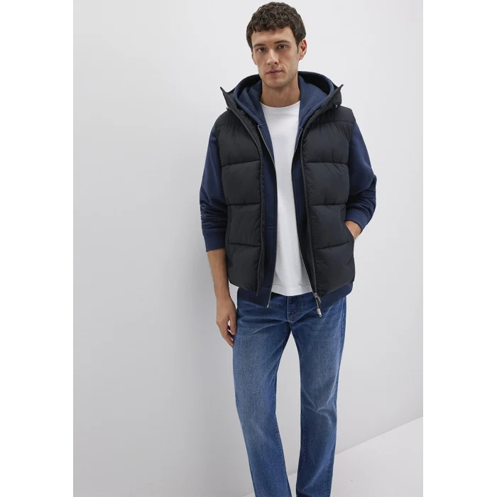 Mavi 0110089-80022 Kapüşonlu Antrasit Şişme Yelek