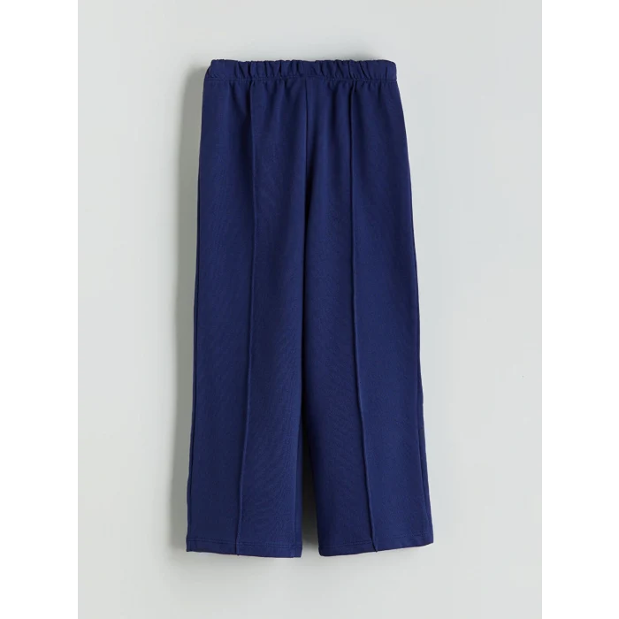 LCW Kids Lacivert Bebe Yaka Kız Çocuk Sweatshirt ve Eşofman Altı