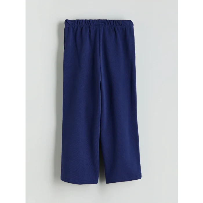 LCW Kids Lacivert Bebe Yaka Kız Çocuk Sweatshirt ve Eşofman Altı