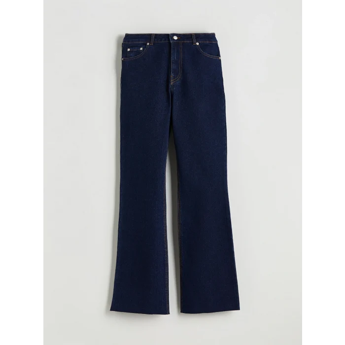 LCW Modest İndigo Flare Kadın Jean Pantolon