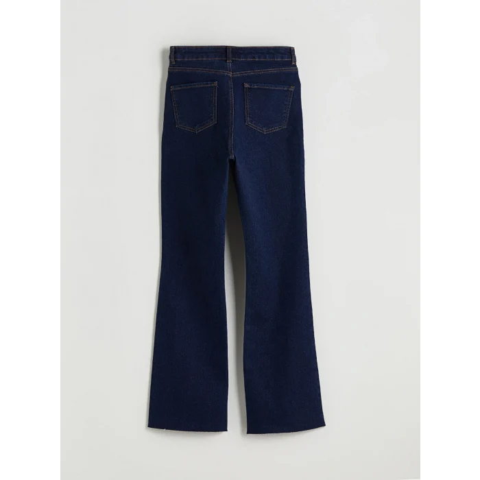 LCW Modest İndigo Flare Kadın Jean Pantolon