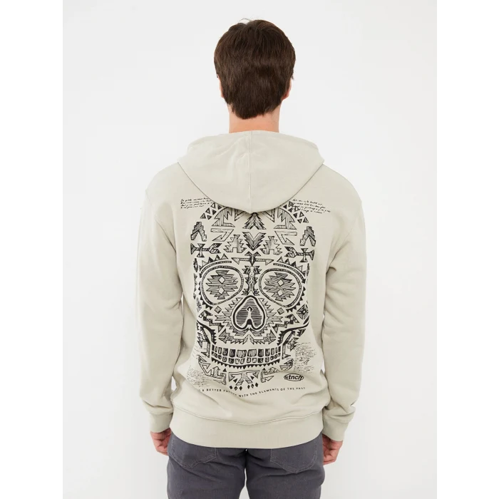 XSIDE Bej Uzun Kollu Erkek Hoodie