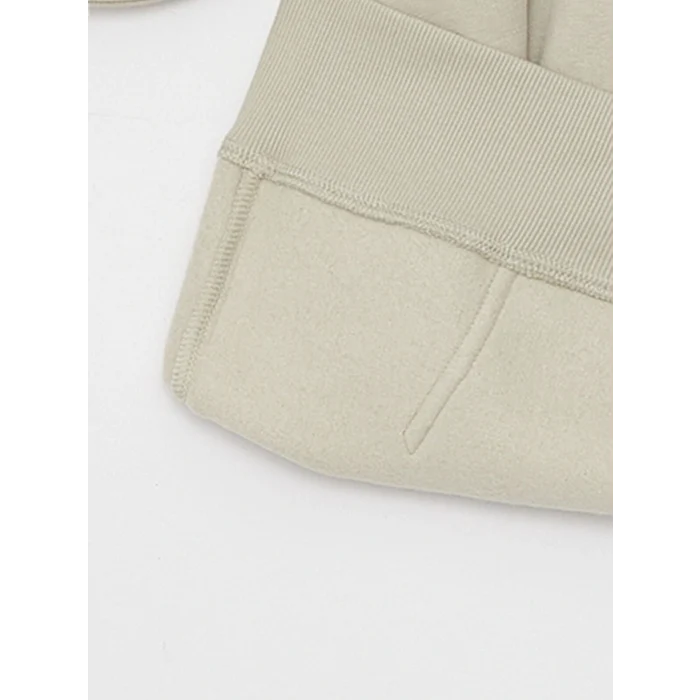 XSIDE Bej Uzun Kollu Erkek Hoodie