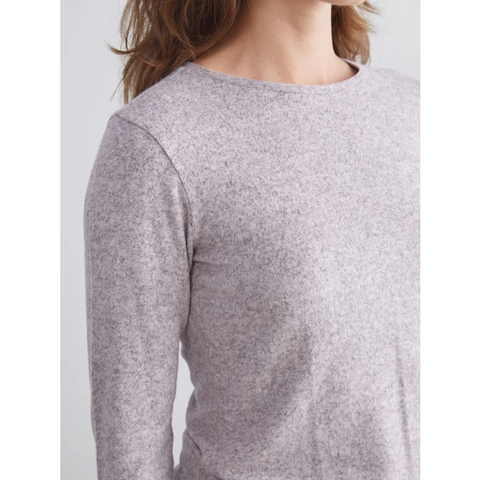 LCWAIKIKI Basic Pembe Bisiklet Yaka Kadın Body