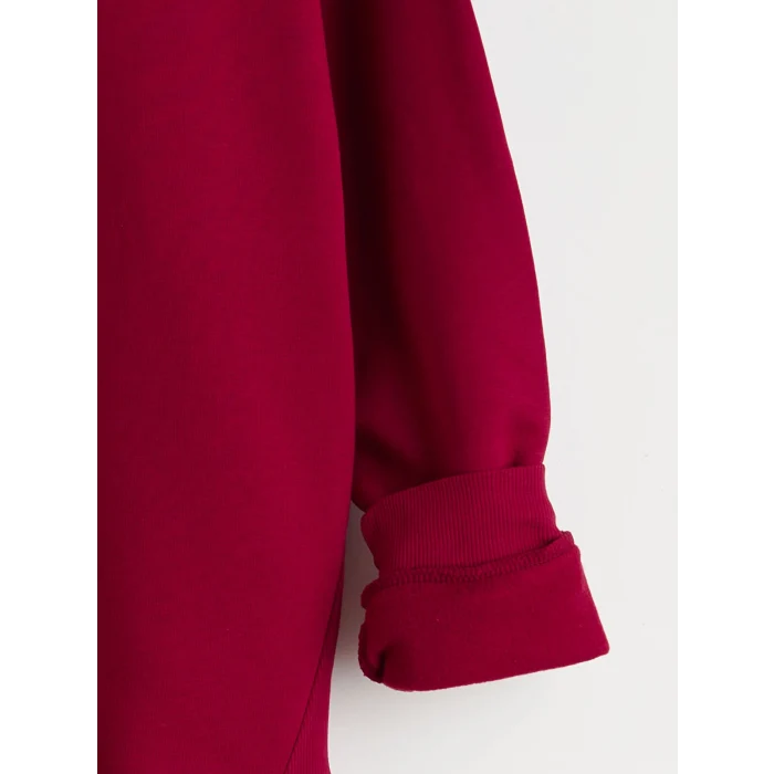 LCW Kids Kırmızı Dik Yaka Galatasaray Baskılı Erkek Çocuk Sweatshirt