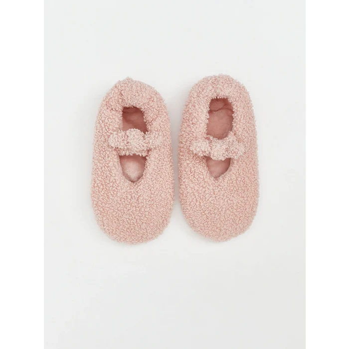 LCW Kids Pembe Kaydırmaz Tabanlı Kız Çocuk Ev Çorabı