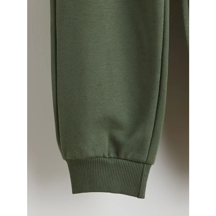 LCW Kids Beyaz Bisiklet Yaka Erkek Çocuk Sweatshirt ve Eşofman Alt