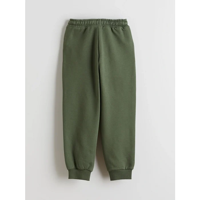 LCW Kids Beyaz Bisiklet Yaka Erkek Çocuk Sweatshirt ve Eşofman Alt