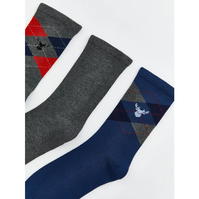 LCW Kids Karışık Desenli Erkek Çocuk Soket Çorap 5li