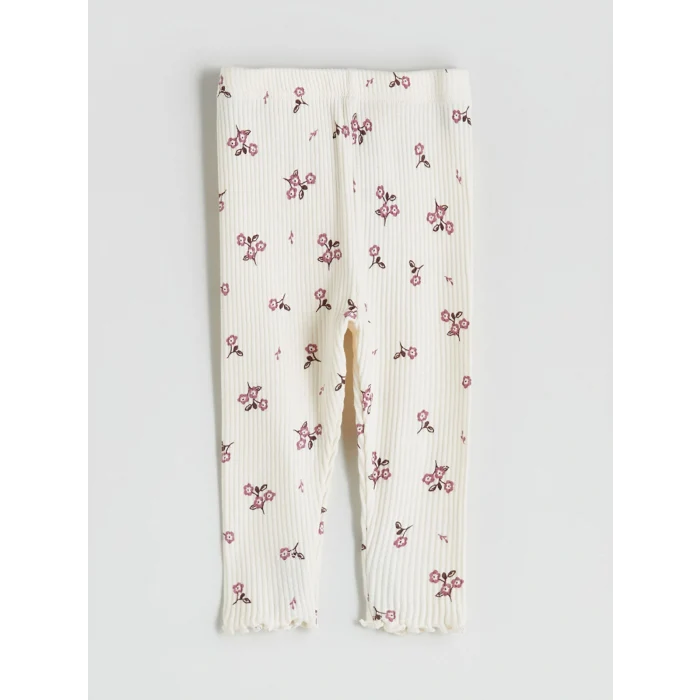 LCW baby Pembe Kız Bebek Sweatshirt ve Tayt 2li