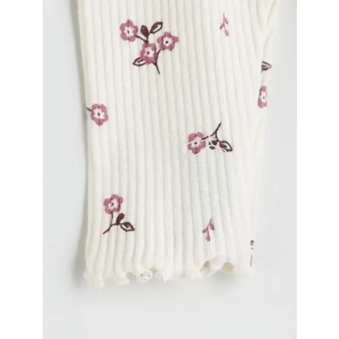 LCW baby Pembe Kız Bebek Sweatshirt ve Tayt 2li