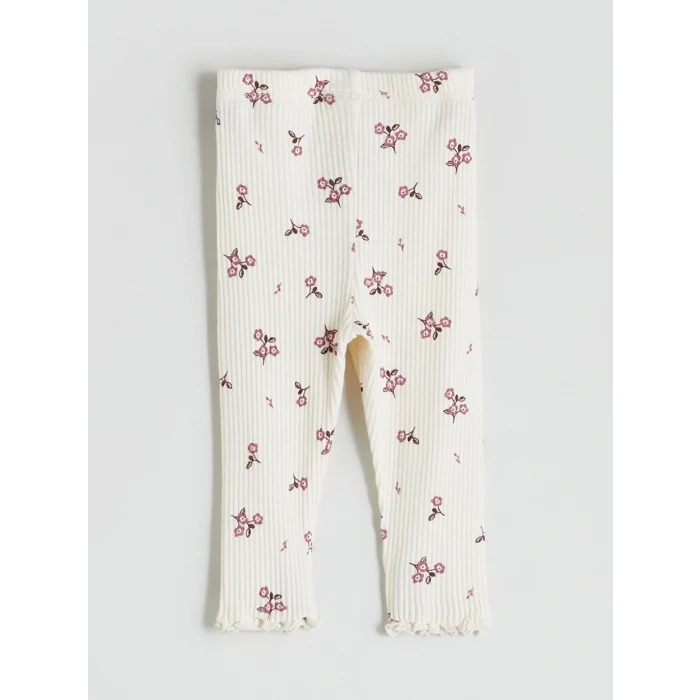 LCW baby Pembe Kız Bebek Sweatshirt ve Tayt 2li