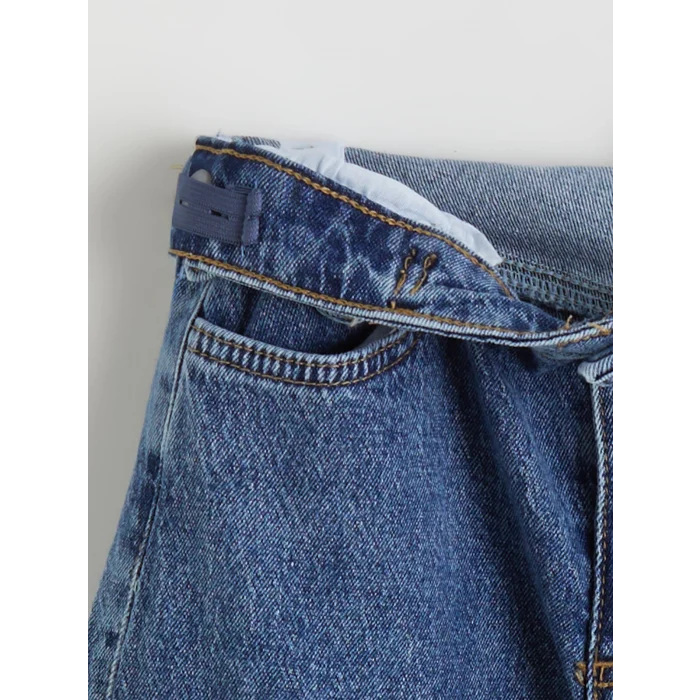 LCW Kids Mavi Wideleg Kız Çocuk Jean Pantolon