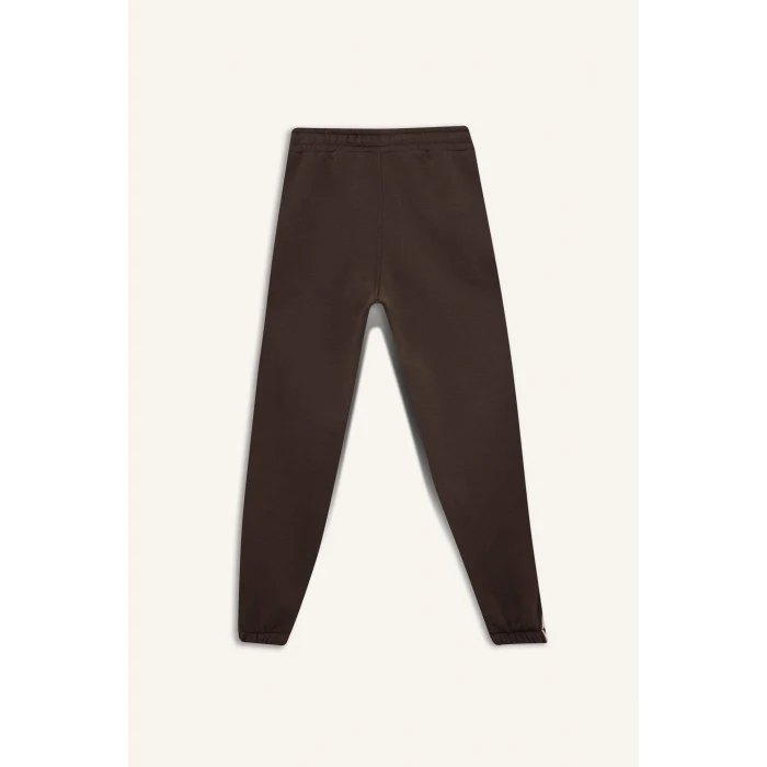 Defacto E9759AXBN335 Kahve DeFactoFit NBA New York Knicks Cepli Standart Boy Jogger Eşofman Altı