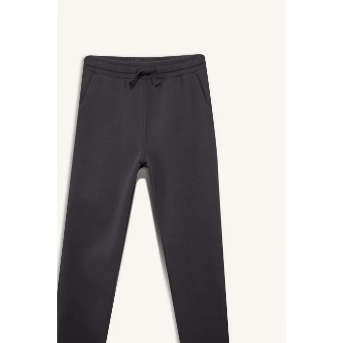 Defacto W0773A6AR126 Antrasit Erkek Çocuk Beli Lastikli Kalın Eşofman Altı