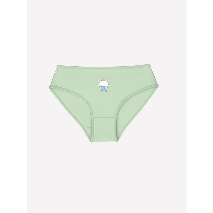 LCW Kids Beyaz Baskılı Kız Çocuk Külot 3lü