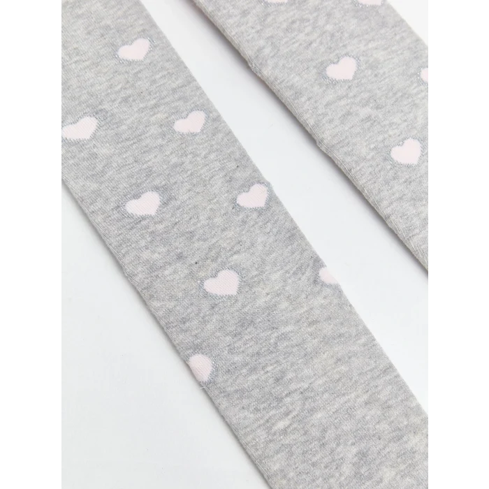 LCW Kids Gri Kız Çocuk Külotlu Çorap 2li