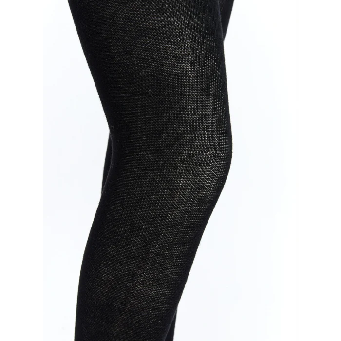 LCW Kids Siyah Kız Çocuk Külotlu Çorap 2li