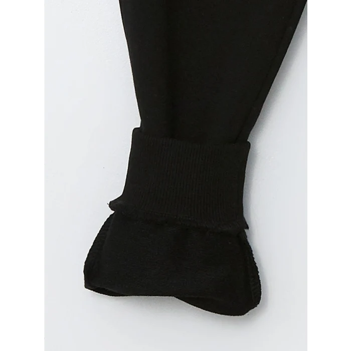 LCW Kids Kırmızı Bisiklet Yaka Uzun Kollu Baskılı Erkek Bebek Tişört ve Eşofman Alt 2li Takım