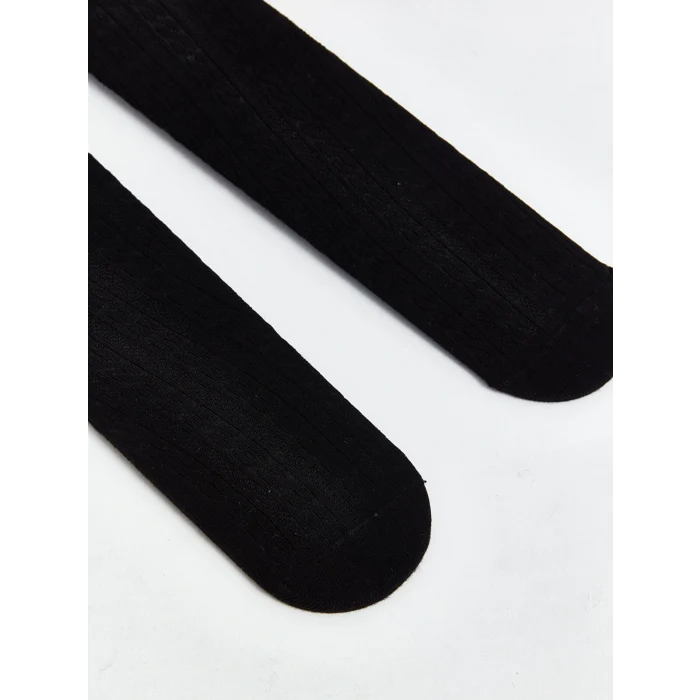 LCW Kids Siyah Kız Çocuk Külotlu Çorap 2li