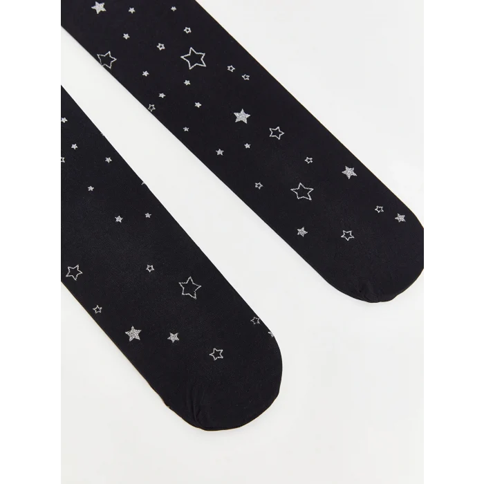 LCW Kids Siyah Kız Çocuk İnce Külotlu Çorap 2li