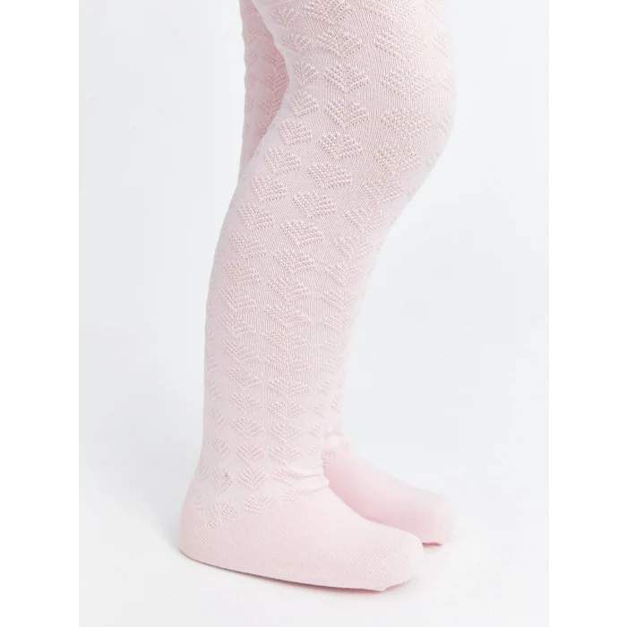 LCW Kids Ekru Desenli Kız Çocuk Külotlu Çorap 2li