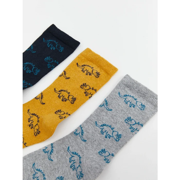 LCW Kids Karışık Desenli Erkek Çocuk Soket Çorap 5li