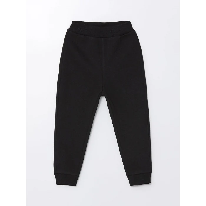 LCW Kids Siyah Beli Lastikli Kalın Basic Kız Çocuk Eşofman Alt