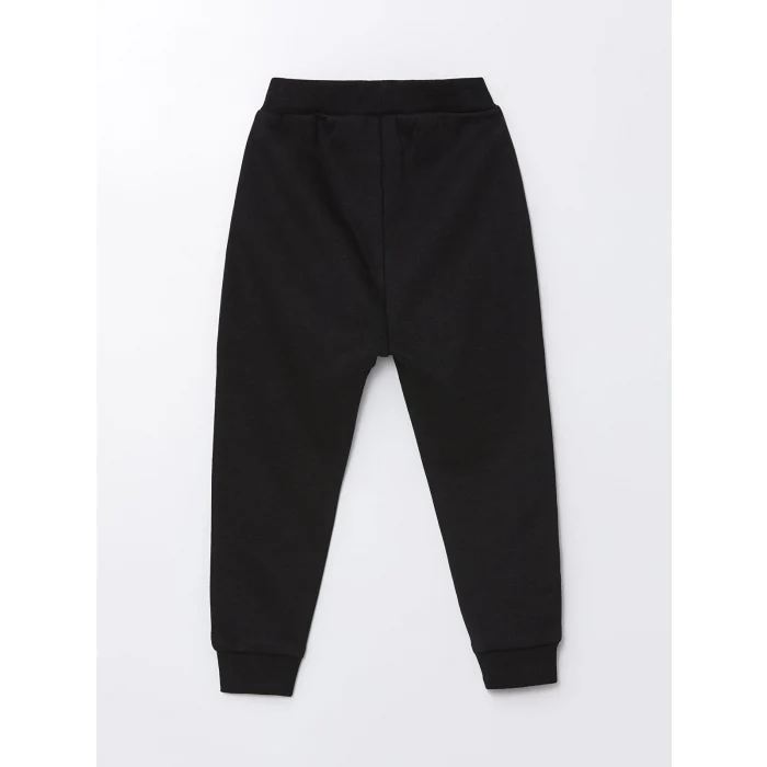 LCW Kids Siyah Beli Lastikli Kalın Basic Kız Çocuk Eşofman Alt