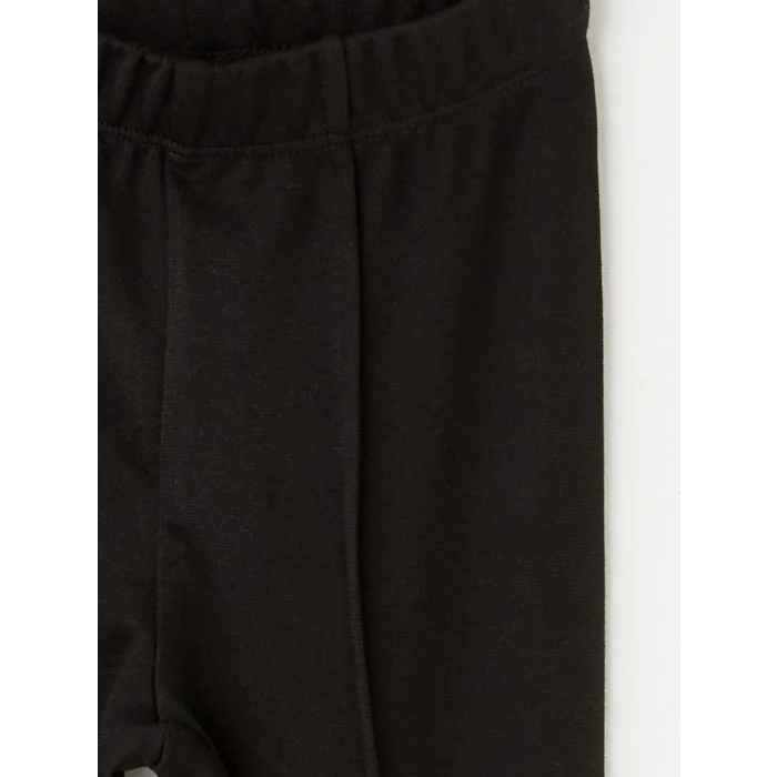 LCW Kids Siyah Beli Lastikli Kız Çocuk Basic Tayt