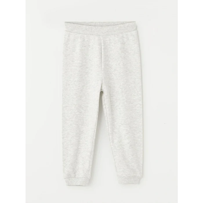 LCW Kids Gri Beli Lastikli Basic Kız Çocuk Jogger Eşofman Altı