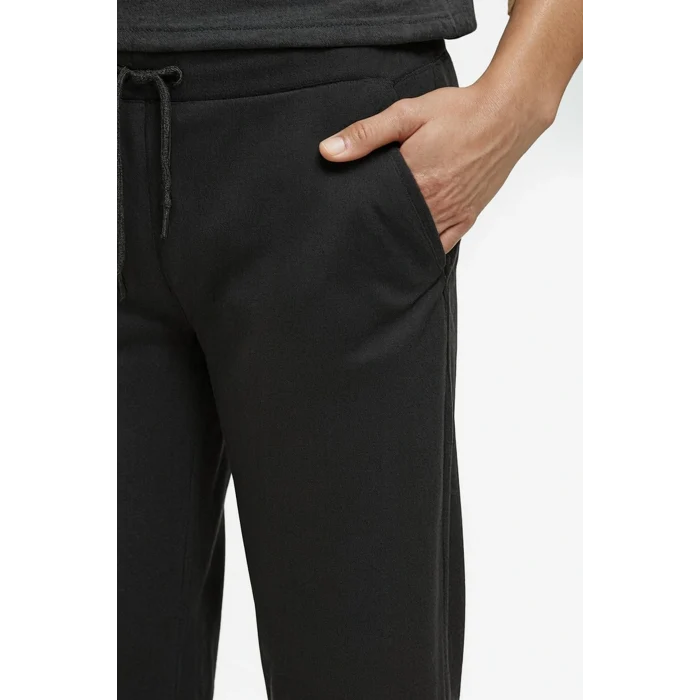 Defacto X9036A6BK81 Siyah Kız Çocuk Beli Lastikli Basic Düz Okul Jogger Eşofman Altı