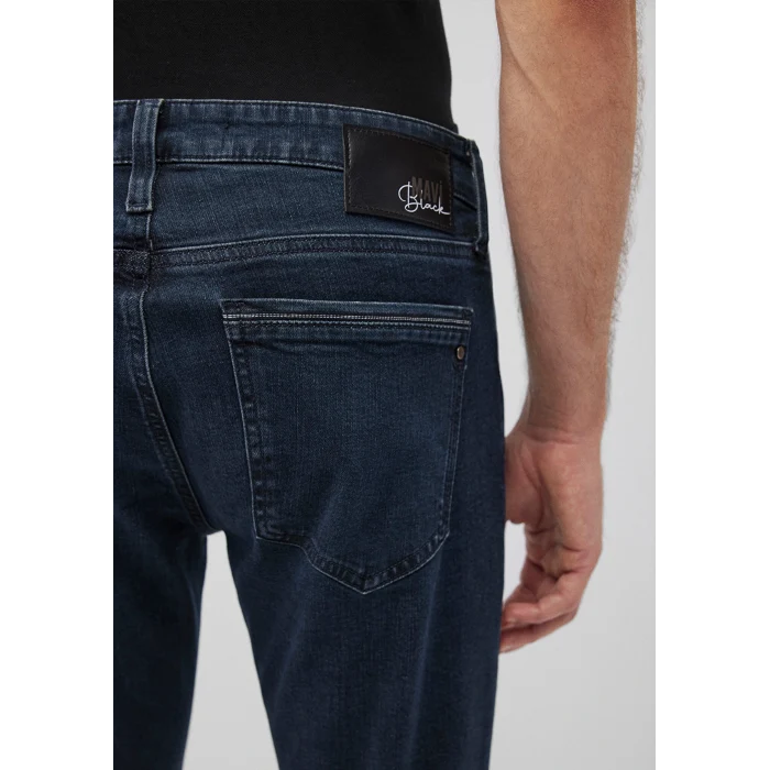 Mavi 0042287868 Jake Lux Black Puslu Vintage Koyu Mavi Jean Pantolon