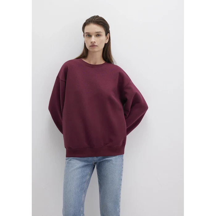Mavi 1610198-70415 Bisiklet Yaka Bordo Basic Sweatshirt